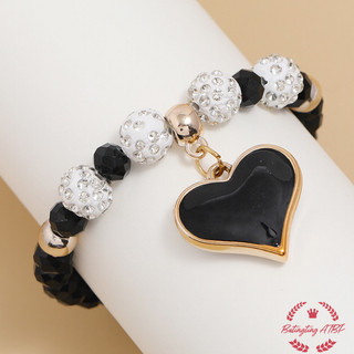 Lovely Women Fashion Rhinestone Bracelet, Women Girls Wrist Chain Bangle Jewelry Gem Beads