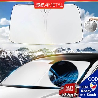 SEAMETAL Car Windshield Sunshade Cover Thickened UV Protection Front Window Windscreen Sun Shade