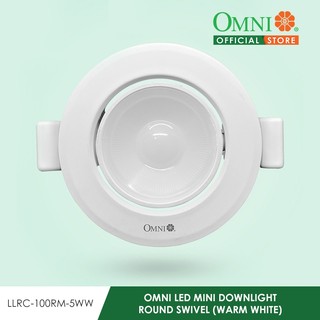 OMNI LED Mini Downlight Round Swivel - LLRC-100RM-5WW