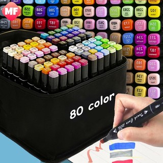 Painting Markers Manga Sketching Markers Art School Supplies Permanent Marker 24/30/36/48/60/80Color
