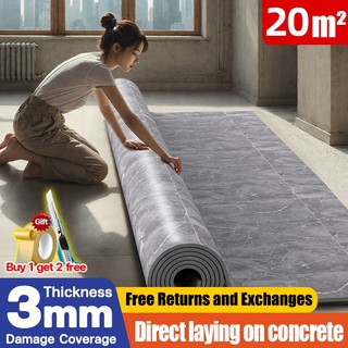 【COD】20m² Linoleum floor yard makapal Linoleum Flooring Floor leather Direct laying of cement floor