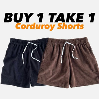 JJF. Corduroy Shorts Basic Tailored Unisex (Makapal Fabric) (2 Pockets)