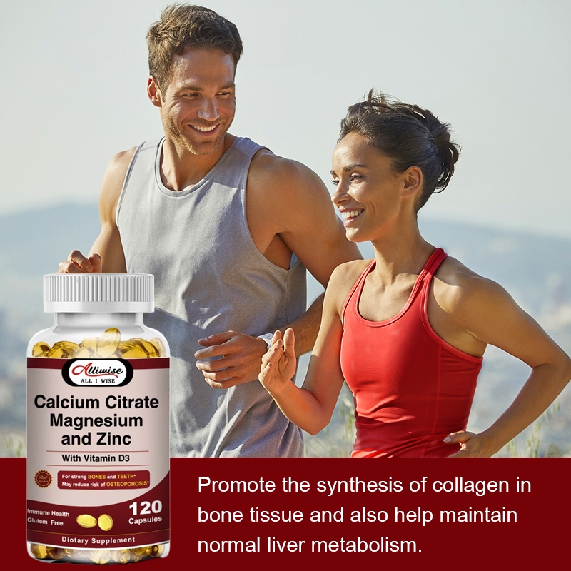 Alliwise Calcium Magnesium Zinc Capsules ส่งเสริมการเจริญเติบโตของกล้ามเนื้อโครงร่าง รองรับสุขภาพระบบประสาท - รูปที่ 3