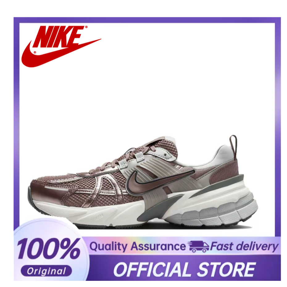 【OFFICIAL STORE】NIKE V2K Run Leisure running shoes Low Top Red Women's shoes FD0736-200