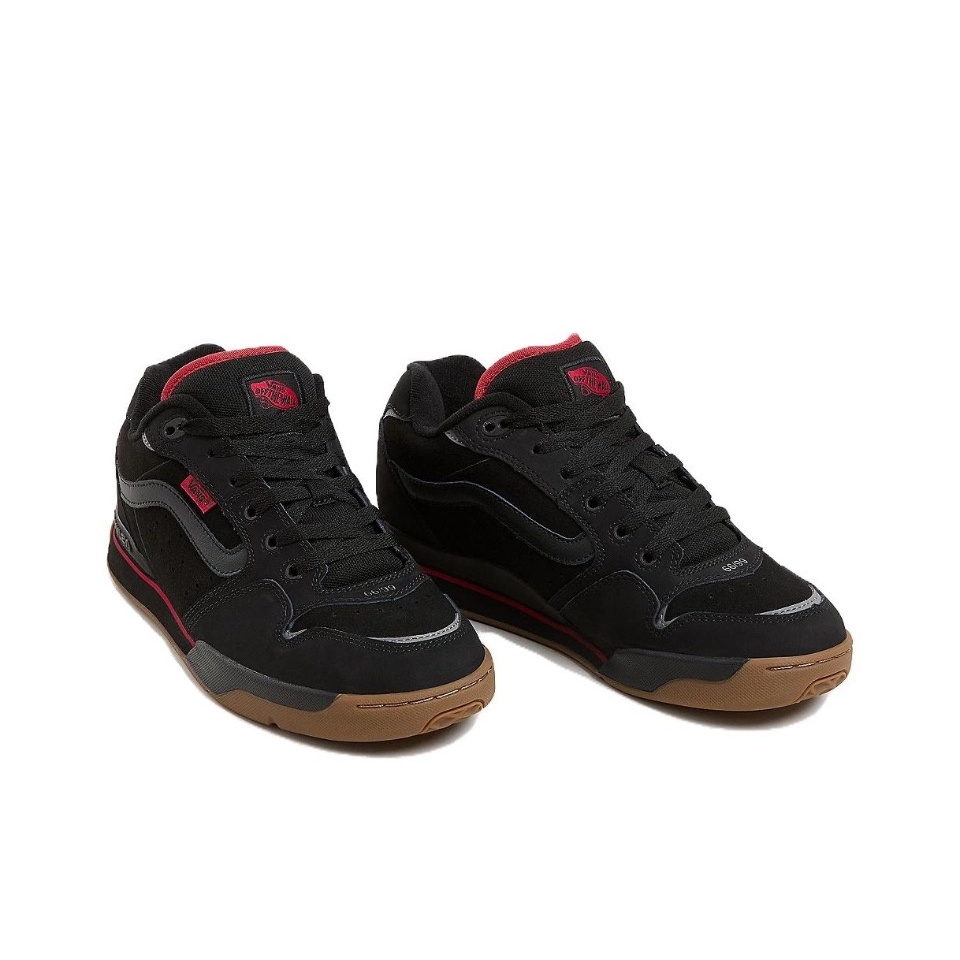 【100%Original】Vans Rowley XLT Unisex Sneakers Low Top Black Red VN000D1GA2T