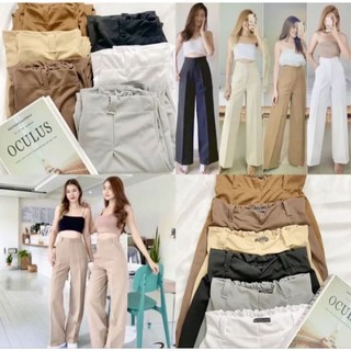 PAMLA XOXO PANTS CREPE BELT WOMEN PANTS