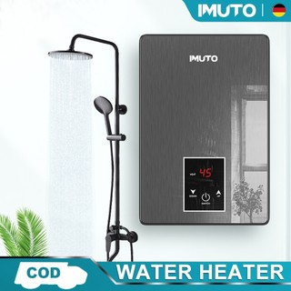IMUTO 6500W Flagship Hot And Cold Shower Water Heater Shower For Bathroom Set LCD Instant Heater