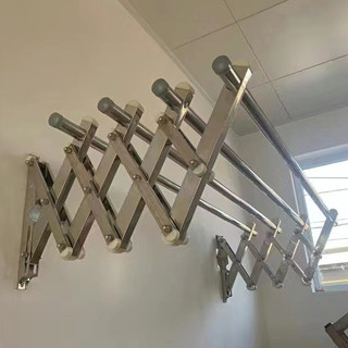 Retractable Foldable Sampaya Stainless Wall Mounted Clothes Drying Rack Hanger stand Clothes Rack