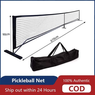 Portable Pickleball Net Set Regulation Size Steady Metal Frame with Carrying Bag