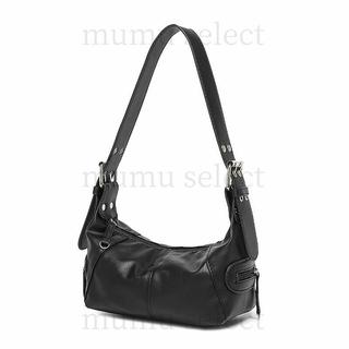 Mumu M416 Japanese Mini Cool Women Shoulder Bag Leather Motorcyle Bags For Woman
