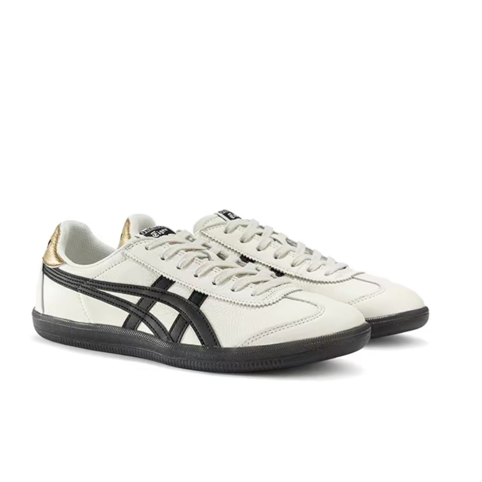 【Official Store】Tiger Tokuten White Black Low Top Sneakers Unisex 1183B938-100