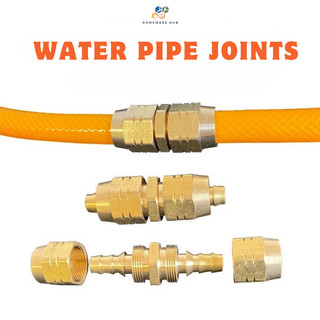 Water Pipe Joints High-Pressure Brass Water Hose Connectors, Easy to Install and Remove Homeware.Hub