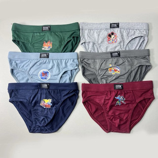 6 PCS kids briefs Character Kid's/Boy's Underwear Briefs 8-14yrs