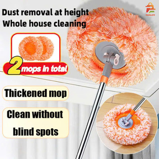 Microfiber Mop Cleaning mop with long handle Mop cloth replacement 360 Retractable mop Munlife.ph