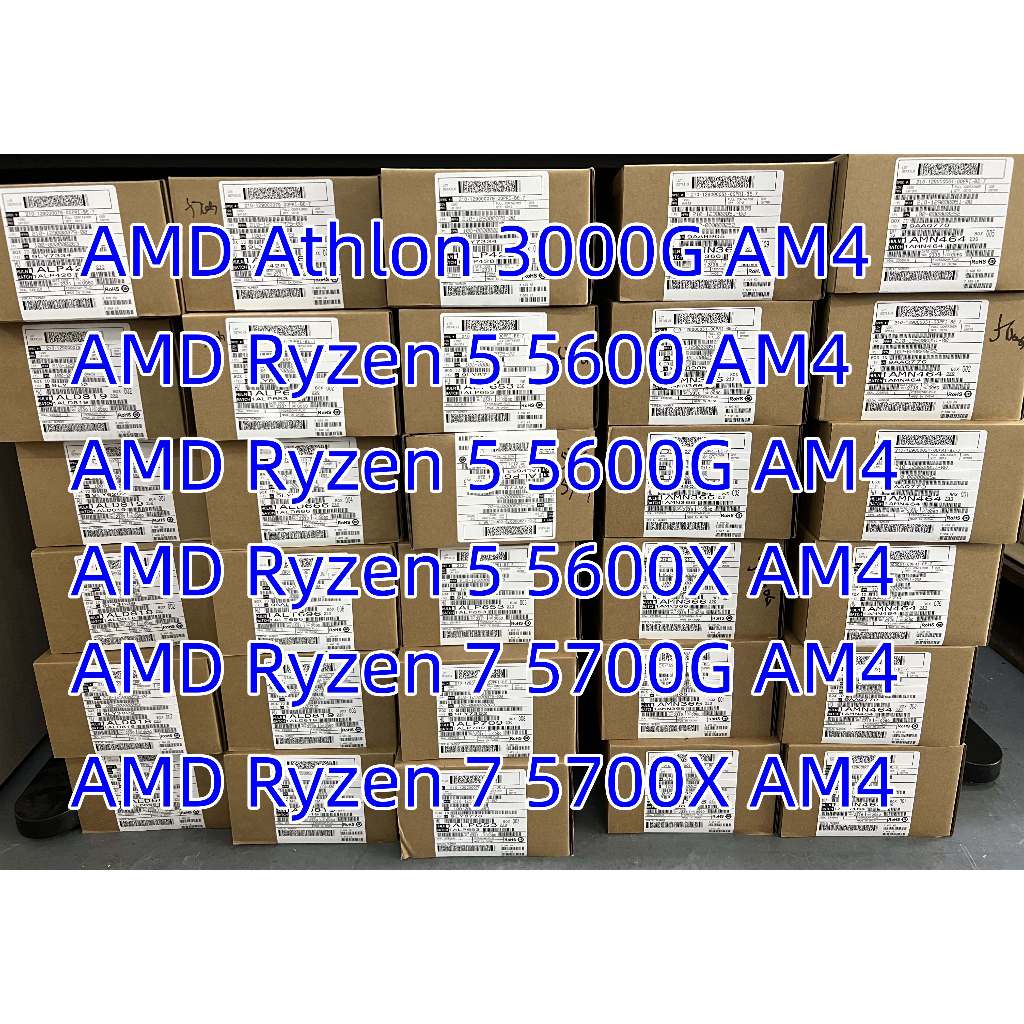 ใหม่ !Amd Athlon 3000G Ryzen 5 5600 5600G 5600X Ryzen 7 5700G 5700X AMD ถาดโปรเซสเซอร์เกมคอมพิวเตอร์ AM4