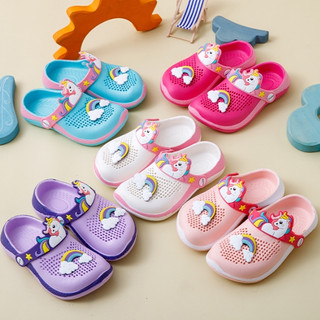 𝐂𝐋𝐎𝐒𝐒.𝐏𝐇 New Kids Fashion Unicorn Design Clog Sandals For Girls