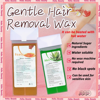 Depilatory Wax Roller Cartridge for Hair Removal Wax Warmer Heater Waxing Cream hand-held wax 100g