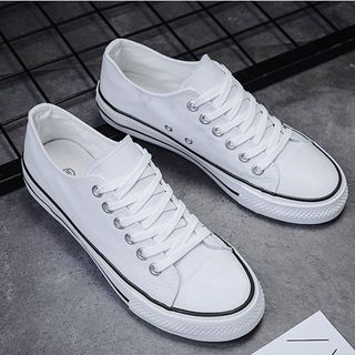 men's canvas sneakers white shoes
