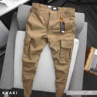 Genuine  6 pockets cargo pants for men