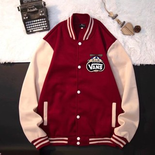 Varsity jacket casual top student handsome ins trend loose jacket Unisex