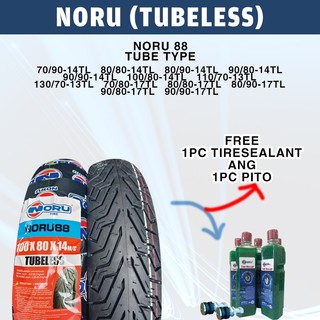 NORU MOTORCYCLE TIRE TUBELESS FREE 1 PCS TIRE SEALANT AND 1 PCS PITO