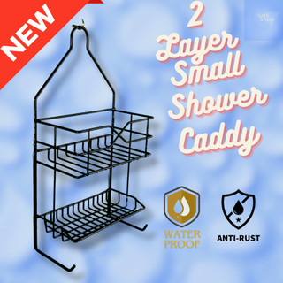 SME  2 Layer Small Shower Caddy Bathroom Organizer Rack