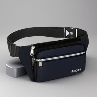 New Men's Waist Bag, Multi Functional Mobile Phone Bag, Waterproof Wear-resistant Cash Bag