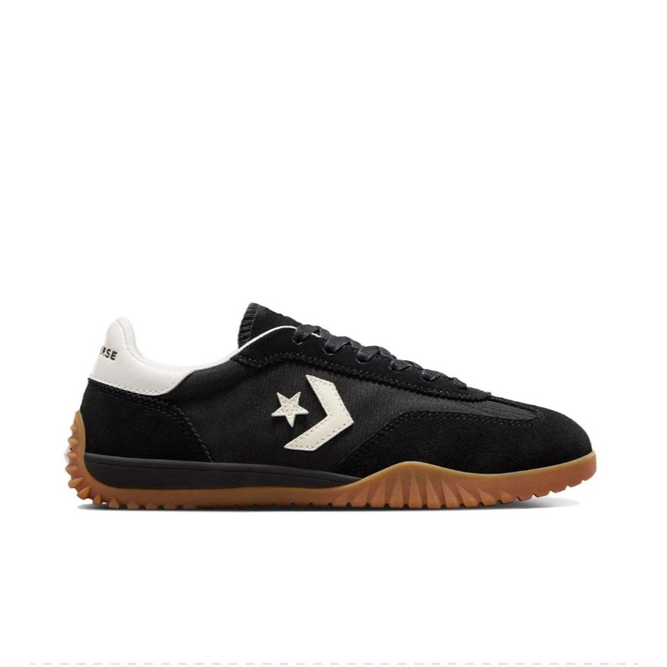 【100%Original】Converse Run Star Trainer Black White Brown Leather Sneakers Unisex A08263C