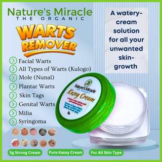 Nature's Miracle kasoy cream kasoy cream wart removal warts remover original warts remover cream