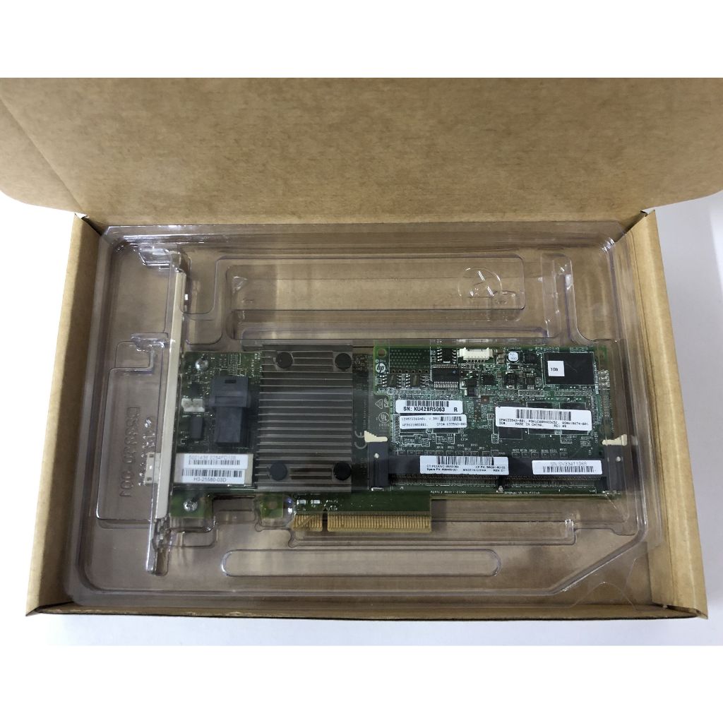 B6q91a HP P1224 คอนโทรลเลอร ์ RAID 698465-001 B6q91-60103 698465-001 W/ แคช 1GB