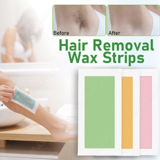 20pcs Hair Removal Wax Strips Papers Calf Underarm Arm One-Time Quick Hair Removal Wax Double Tape