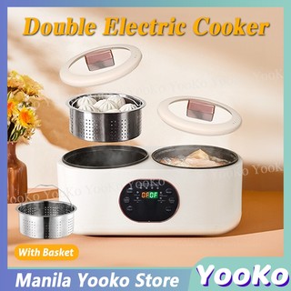 Portable Soup Pot, Large-Capacity Double-Gallon Rice Cooker, Integrated Steaming And Frying Pot