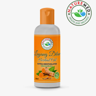 Luyang Dilaw (Turmeric)Herbal Oil - Extra Mentholated with Negative Ion | Turmeric Herbal Oil