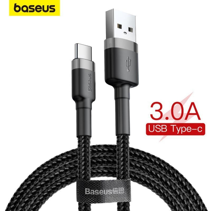 Baseus USB Type C Cable Quick Charge 3.0 Fast Charging สําหรับ P30 Data Wire