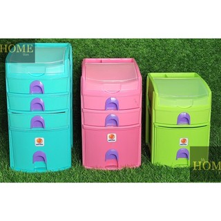 Desktop Organizer #163 Multilayer Storage Drawer Crafts Makeup Accessories Medicine (ramdom color)