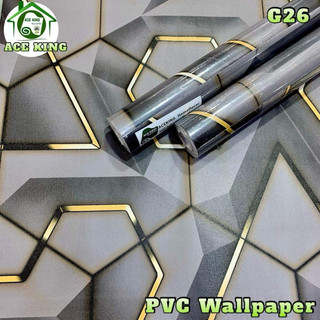 New Abstract Design PVC Wallpaper Waterproof Self Adhesive Homedecor 10meters by 45cm