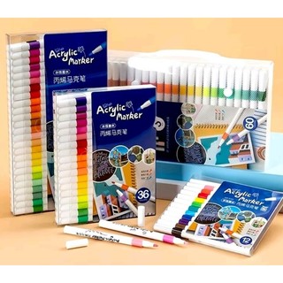 Acrylic Marker Pen Set Color Marker Set Colored Pen color pen Coloring set Highlighter pen