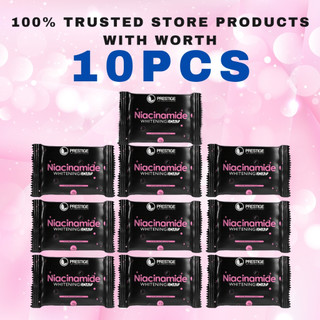 PRESTIGE NIACINAMIDE 10x WHITENING SOAP 3pcs,5pcs,10pcs 75G