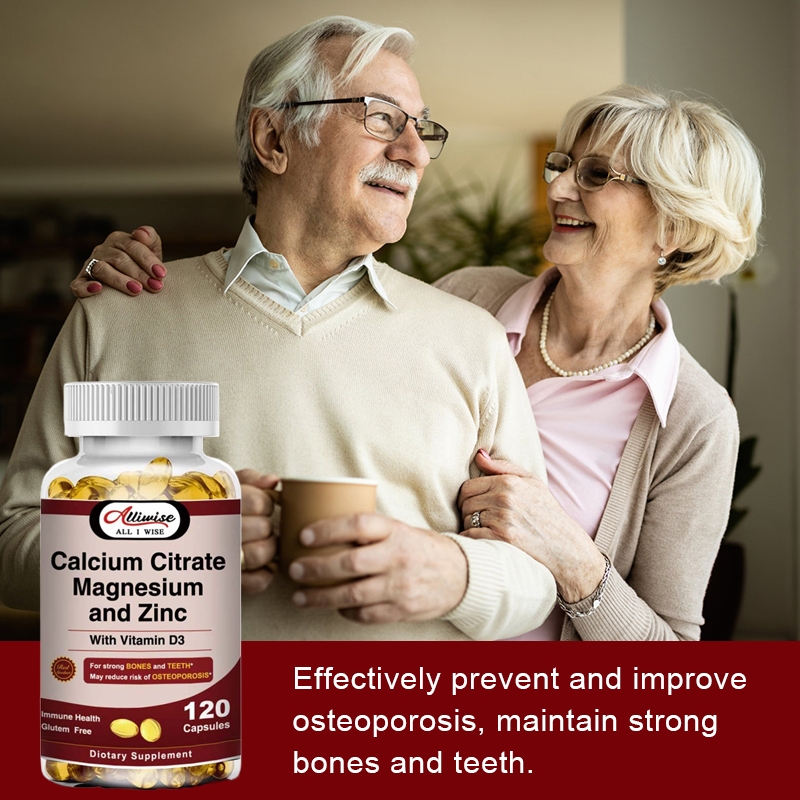 Alliwise Calcium Magnesium Zinc Capsules ส่งเสริมการเจริญเติบโตของกล้ามเนื้อโครงร่าง รองรับสุขภาพระบบประสาท - รูปที่ 2