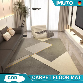 IMUTO Non-Slip Crystal Velvet Carpet 3D Floor Mat Carpet Living Room Carpet For Bedroom Rug Bottom
