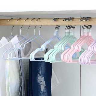 10PCS Stainless Steel Drying Hanger Non-slip Groove 10pcs Socks, underwear, clips
