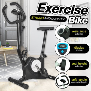 BG SPORT Indoor/Outdoor Upright Stationary Exercise Bike Household Fitness Equipment Exercise YS02