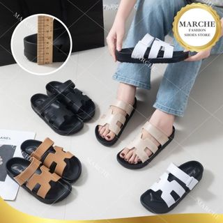 Marche Slippers For Women Flat H-Toe Strap Rubber Materials Walking Shoes (+1 UP SIZE)