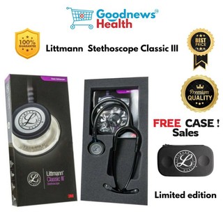 Littmann Stethoscope Classic lll. Free Littmann Case cardio IV and Master Cardio