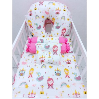 Baby Wonder Bundle Baby Comforter with Pillow Set for Crib + Breastfeeding Nursing Pillow with Case