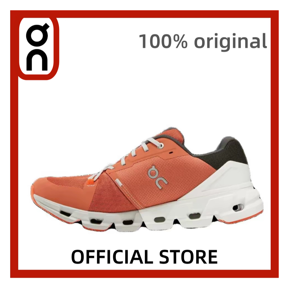 【ต้นฉบับ】On Running Cloudflyer 4 รองเท้ากีฬาฝึกซ้อมสีขาวสีส้มสําหรับผู้ชาย 71.98396