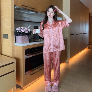 Smile New style elegant pambahay loungewear silk short sleeves for woman plus size
