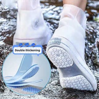 Thickened Waterproof Rain Boots Anti -Slip And Wear -Resistant Shoe Cover For Men And Women