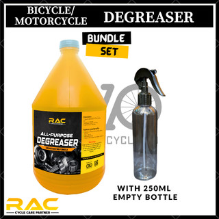 RAC Bike/Motorcycle 1Gallon All Purpose Degreaser w/ Free  250ml Trigeer Spray Bottle 250ml