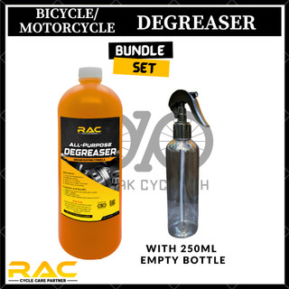 RAC Bike/Motorcycle/Car 1Liter All Purpose Degreaser with Empty Trigger Spray Bottle